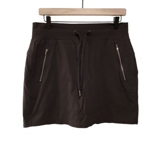 Athleta Black Skort with Zipper Pockets